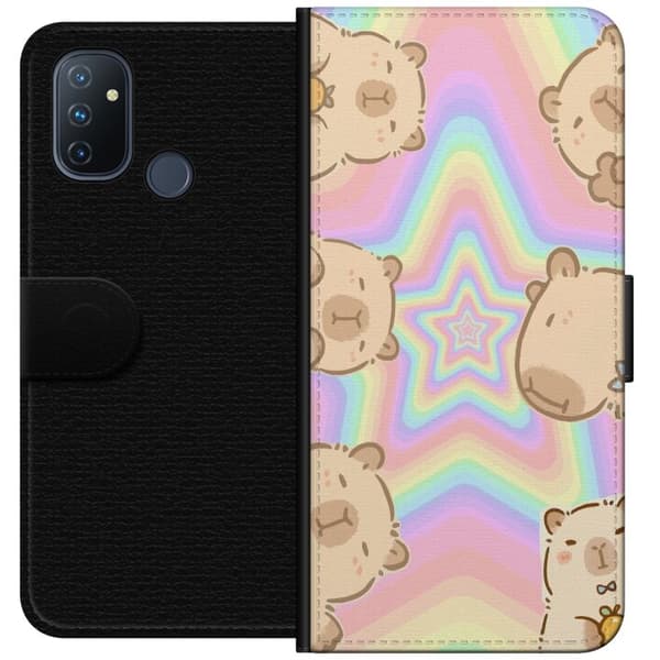OnePlus Nord N100 Lommeboketui Kawaii Capybara Galaxy Søt Anime Dyr Romtema Kawaii Trend Gave TikTok Design