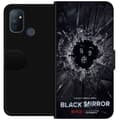Pikkukuva 1 / 3: OnePlus Nord N100 Lompakkokotelo Black Mirror Sci-Fi Netflix -sarja Dystopia Teknologia Cyberpunk Synkkä TV Videopeli Teema