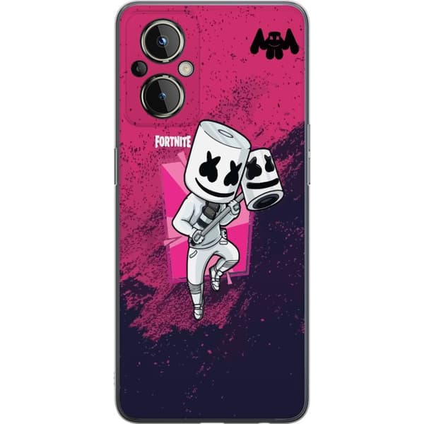 OnePlus Nord N20 5G Gennemsigtig cover Marshmello Fortnite Skin Emote Gaming DJ Karakter Populær Motiv Barn Ungdom Trend