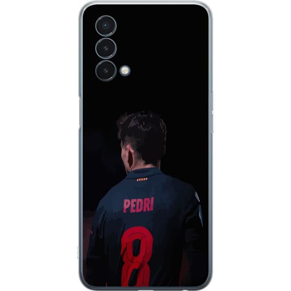 OnePlus Nord N200 5G Gjennomsiktig deksel Pedri FC Barcelona Fotball Spansk Midtbanespiller Mål Sportsmotivasjon Fans Barn Ungdom