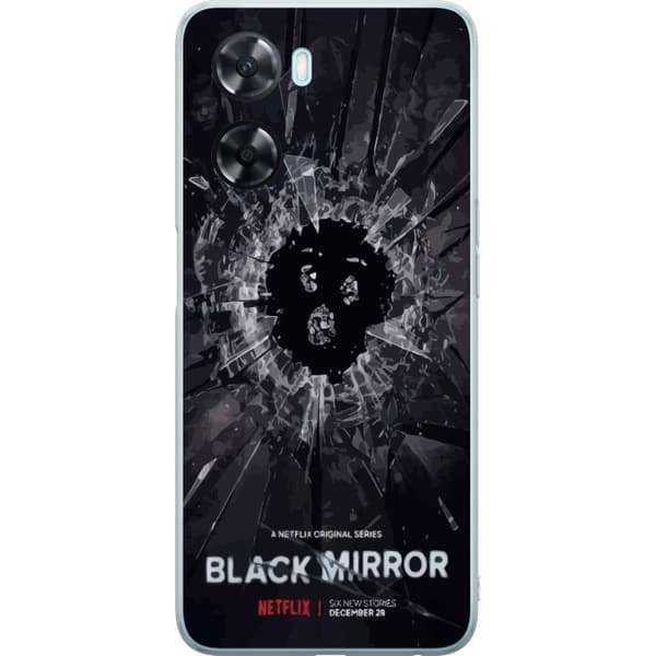OnePlus Nord N20 SE Gjennomsiktig deksel Black Mirror Sci-Fi Netflix Serie Dystopi Teknologi Cyberpunk Mørkt TV Videospill Tema