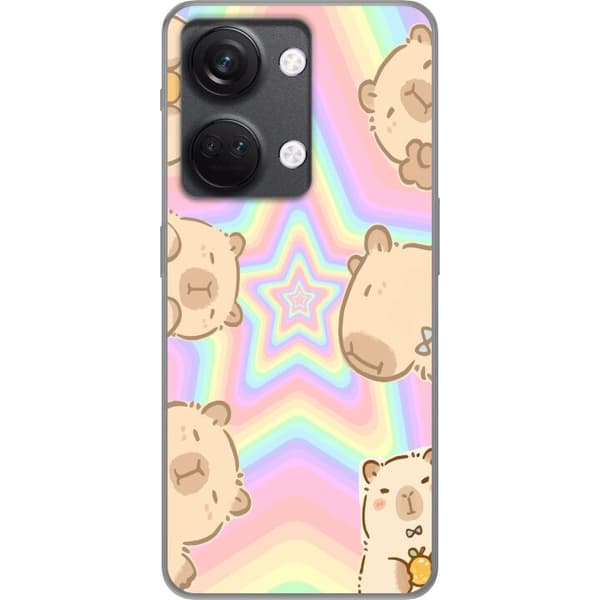 OnePlus Nord 3 Genomskinligt Skal Kawaii Capybara Galaxy Söt Anime Djur Rymdmotiv Kawaii Trend Present TikTok Design