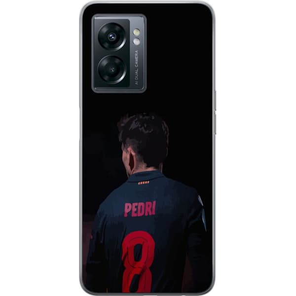 OnePlus Nord N300 Gjennomsiktig deksel Pedri FC Barcelona Fotball Spansk Midtbanespiller Mål Sportsmotivasjon Fans Barn Ungdom