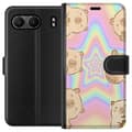 Miniatyrbilde 1 av 3: OnePlus Nord 4 Lommeboketui Kawaii Capybara Galaxy Søt Anime Dyr Romtema Kawaii Trend Gave TikTok Design