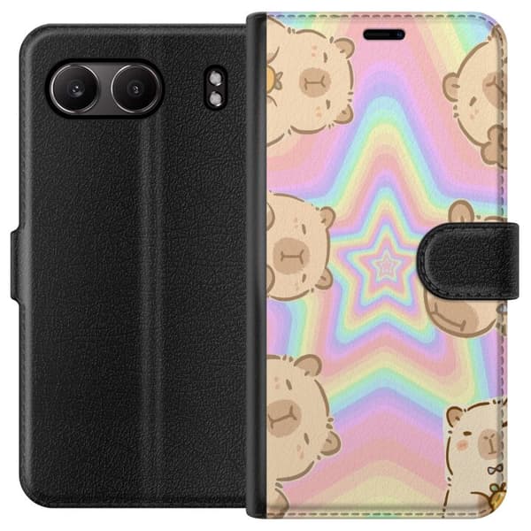 OnePlus Nord 4 Lommeboketui Kawaii Capybara Galaxy Søt Anime Dyr Romtema Kawaii Trend Gave TikTok Design