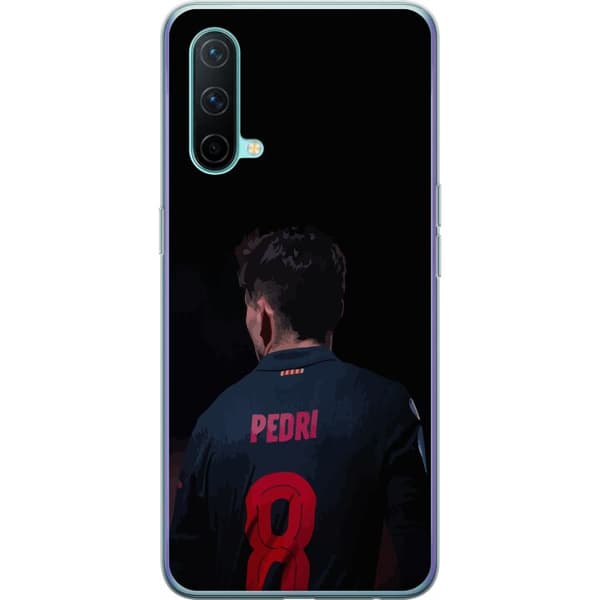 OnePlus Nord CE 5G Gjennomsiktig deksel Pedri FC Barcelona Fotball Spansk Midtbanespiller Mål Sportsmotivasjon Fans Barn Ungdom