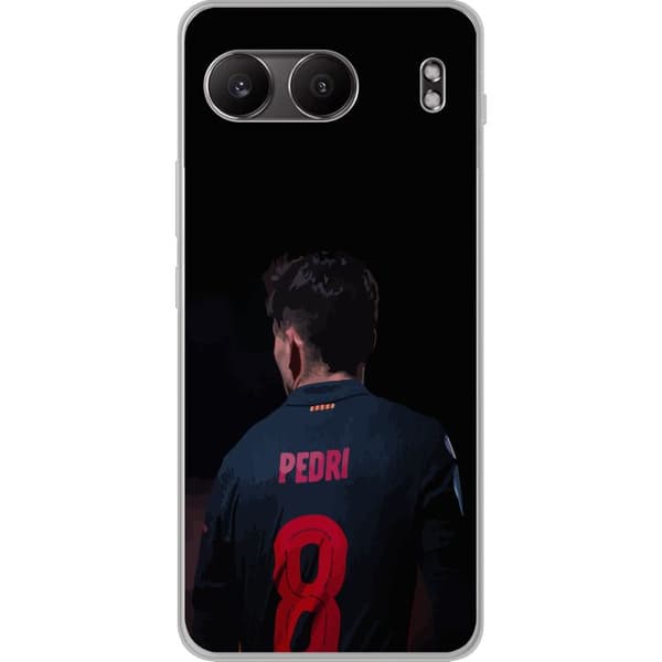 OnePlus Nord 4 Gjennomsiktig deksel Pedri FC Barcelona Fotball Spansk Midtbanespiller Mål Sportsmotivasjon Fans Barn Ungdom