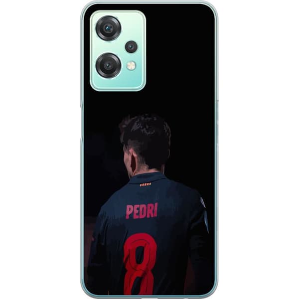 OnePlus Nord CE 2 Lite 5G Gjennomsiktig deksel Pedri FC Barcelona Fotball Spansk Midtbanespiller Mål Sportsmotivasjon Fans Barn Ungdom