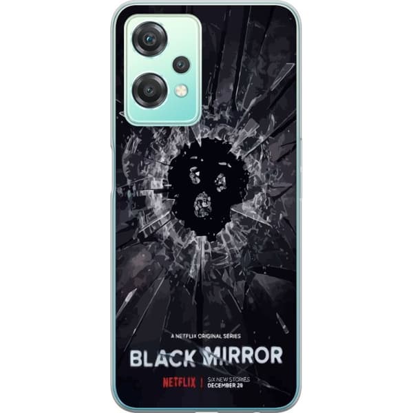 OnePlus Nord CE 2 Lite 5G Genomskinligt Skal Black Mirror Sci-Fi Netflix Serie Dystopi Teknik Cyberpunk Mörkt TV Spelmotiv