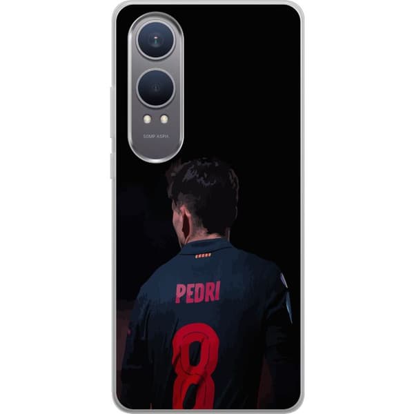 OnePlus Nord CE4 Lite Gjennomsiktig deksel Pedri FC Barcelona Fotball Spansk Midtbanespiller Mål Sportsmotivasjon Fans Barn Ungdom