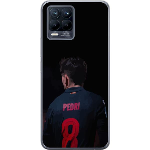 Realme 8 Gennemsigtig cover Pedri FC Barcelona Fodbold Spansk Midtbanespiller Mål Sportsmotivation Fans Børn Ungdom