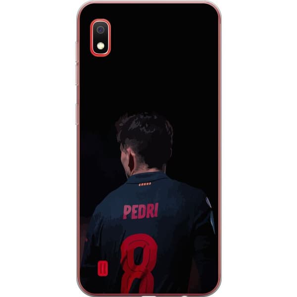 Samsung Galaxy A10 Gjennomsiktig deksel Pedri FC Barcelona Fotball Spansk Midtbanespiller Mål Sportsmotivasjon Fans Barn Ungdom