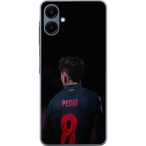 Samsung Galaxy A06 Genomskinligt Skal Pedri FC Barcelona Fotboll Spansk Mittfältare Mål Sportmotiv Fans Barn Ungdom