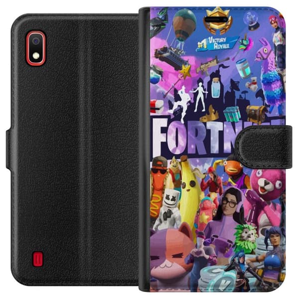 Samsung Galaxy A10 Lommeboketui Fortnite Skins Emotes Battle Royale Karakterer Gamer Gamingmotiv Kult Barn Ungdom