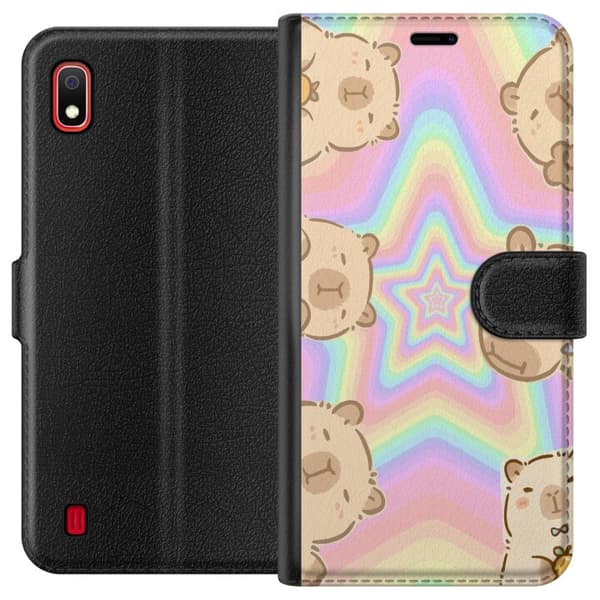 Samsung Galaxy A10 Lommeboketui Kawaii Capybara Galaxy Søt Anime Dyr Romtema Kawaii Trend Gave TikTok Design