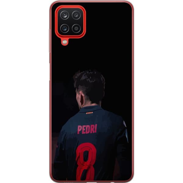 Samsung Galaxy A12 Gjennomsiktig deksel Pedri FC Barcelona Fotball Spansk Midtbanespiller Mål Sportsmotivasjon Fans Barn Ungdom