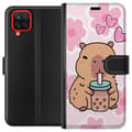 Pikkukuva 1 / 3: Samsung Galaxy A12 Lompakkokotelo Kawaii Capybara Sydän Anime-tyyli Söpö Suunnittelu Eläinaihe TikTok Suosittu Lahja Tyttö