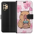 Pikkukuva 1 / 3: Samsung Galaxy A13 Lompakkokotelo Kawaii Capybara Sydän Anime-tyyli Söpö Suunnittelu Eläinaihe TikTok Suosittu Lahja Tyttö