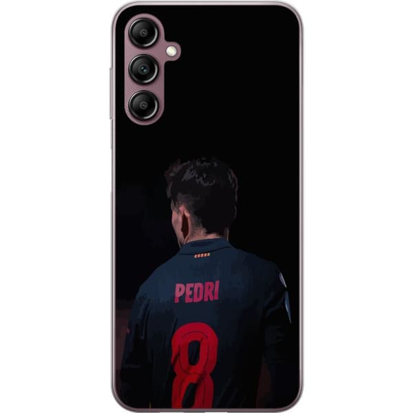 Samsung Galaxy A14 5G Genomskinligt Skal Pedri FC Barcelona Fotboll Spansk Mittfältare Mål Sportmotiv Fans Barn Ungdom