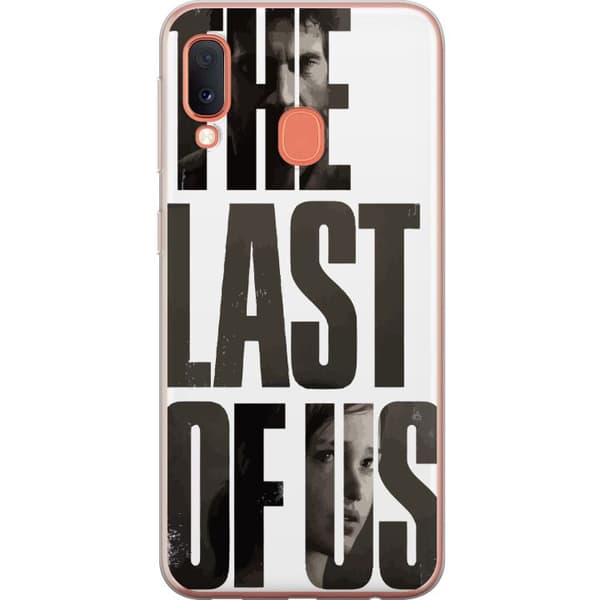 Samsung Galaxy A20e Genomskinligt Skal The Last of Us Ellie Joel Apokalyps Clickers TV-serie Fanart Dystopi Spelmotiv