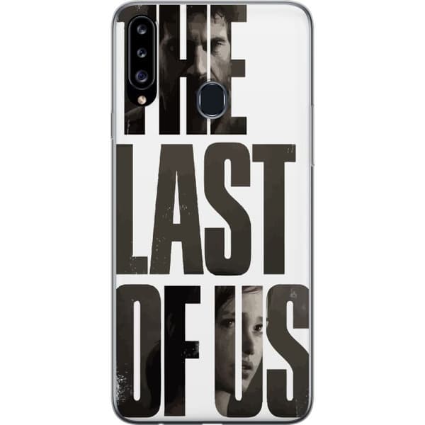 Samsung Galaxy A20s Läpinäkyvä kuori The Last of Us Ellie Joel Apokalypsi Clickers TV-sarja Fanart Dystopia Pelimotiivi