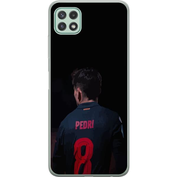 Samsung Galaxy A22 5G Läpinäkyvä kuori Pedri FC Barcelona Jalkapallo Espanjalainen Keskikenttäpelaaja Maali Urheilumotivaatio Fanit Lapset Nuoret