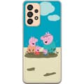 Miniatyrbillede 1 af 3: Samsung Galaxy A33 5G Gennemsigtig cover Greta Gris Familie Georg Mudderpøl Børnemotiv Serie Populær Børnekarakter Glæde