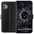 Miniatyrbillede 1 af 3: Samsung Galaxy A32 5G Tegnebogsetui Black Mirror Sci-Fi Netflix Serie Dystopi Teknologi Cyberpunk Mørkt TV Videospil Tema