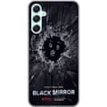 Pikkukuva 1 / 3: Samsung Galaxy A34 Läpinäkyvä kuori Black Mirror Sci-Fi Netflix -sarja Dystopia Teknologia Cyberpunk Synkkä TV Videopeli Teema