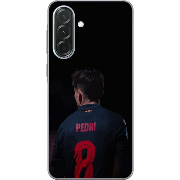Samsung Galaxy A36 Gennemsigtig cover Pedri FC Barcelona Fodbold Spansk Midtbanespiller Mål Sportsmotivation Fans Børn Ungdom