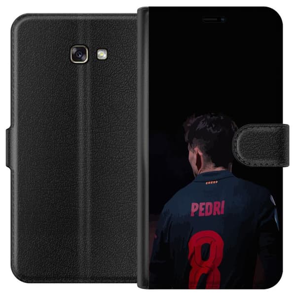 Samsung Galaxy A3 (2017) Lommeboketui Pedri FC Barcelona Fotball Spansk Midtbanespiller Mål Sportsmotivasjon Fans Barn Ungdom