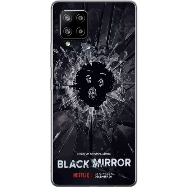 Samsung Galaxy A42 5G Gennemsigtig cover Black Mirror Sci-Fi Netflix Serie Dystopi Teknologi Cyberpunk Mørkt TV Videospil Tema