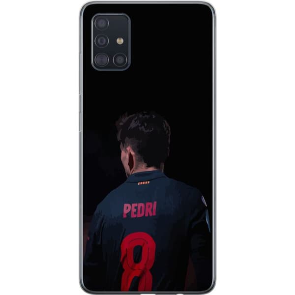 Samsung Galaxy A51 Gennemsigtig cover Pedri FC Barcelona Fodbold Spansk Midtbanespiller Mål Sportsmotivation Fans Børn Ungdom