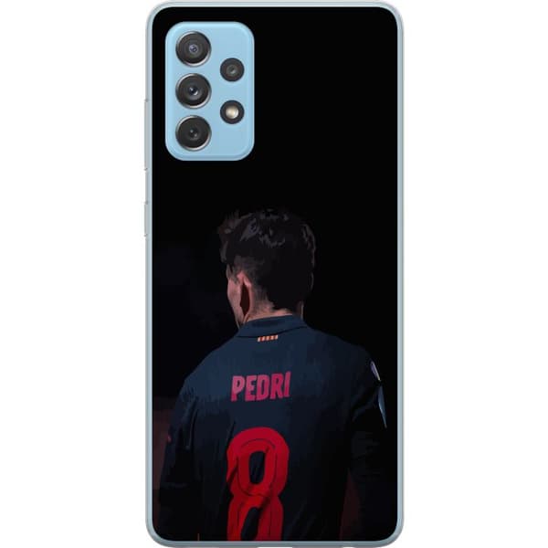 Samsung Galaxy A52 5G Gennemsigtig cover Pedri FC Barcelona Fodbold Spansk Midtbanespiller Mål Sportsmotivation Fans Børn Ungdom