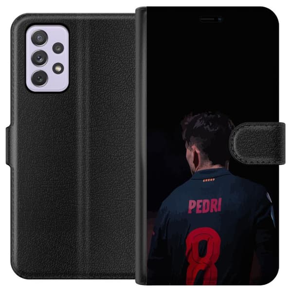Samsung Galaxy A52s 5G Lompakkokotelo Pedri FC Barcelona Jalkapallo Espanjalainen Keskikenttäpelaaja Maali Urheilumotivaatio Fanit Lapset Nuoret
