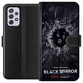 Pikkukuva 1 / 3: Samsung Galaxy A52s 5G Lompakkokotelo Black Mirror Sci-Fi Netflix -sarja Dystopia Teknologia Cyberpunk Synkkä TV Videopeli Teema