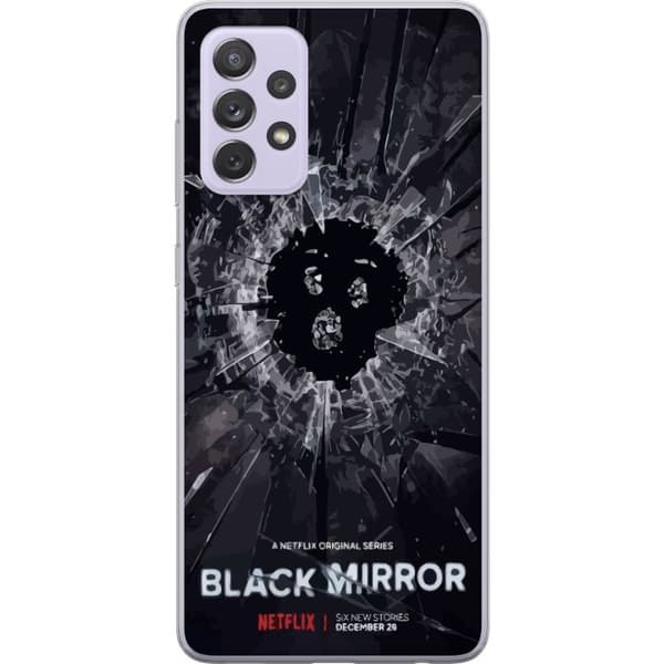 Samsung Galaxy A52s 5G Gennemsigtig cover Black Mirror Sci-Fi Netflix Serie Dystopi Teknologi Cyberpunk Mørkt TV Videospil Tema