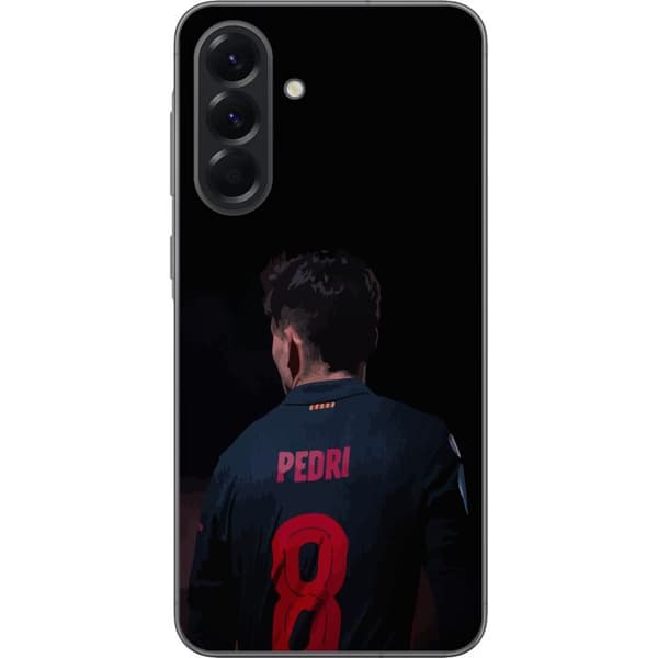 Samsung Galaxy A56 Gennemsigtig cover Pedri FC Barcelona Fodbold Spansk Midtbanespiller Mål Sportsmotivation Fans Børn Ungdom