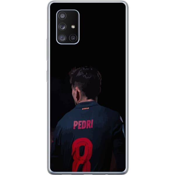 Samsung Galaxy A71 5G Gennemsigtig cover Pedri FC Barcelona Fodbold Spansk Midtbanespiller Mål Sportsmotivation Fans Børn Ungdom