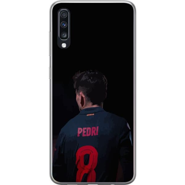 Samsung Galaxy A70 Läpinäkyvä kuori Pedri FC Barcelona Jalkapallo Espanjalainen Keskikenttäpelaaja Maali Urheilumotivaatio Fanit Lapset Nuoret