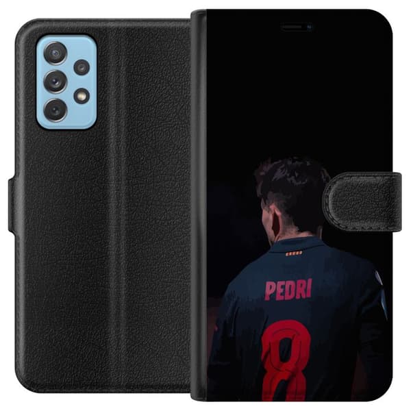 Samsung Galaxy A72 5G Lompakkokotelo Pedri FC Barcelona Jalkapallo Espanjalainen Keskikenttäpelaaja Maali Urheilumotivaatio Fanit Lapset Nuoret