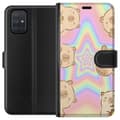 Miniatyrbilde 1 av 3: Samsung Galaxy A71 Lommeboketui Kawaii Capybara Galaxy Søt Anime Dyr Romtema Kawaii Trend Gave TikTok Design