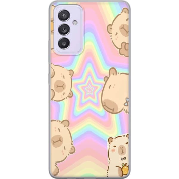 Samsung Galaxy A82 5G Gennemsigtig cover Kawaii Capybara Galaxy Sød Anime Dyr Rummotiv Kawaii Trend Gave TikTok Design