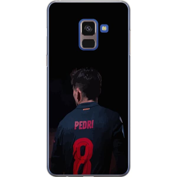 Samsung Galaxy A8 (2018) Genomskinligt Skal Pedri FC Barcelona Fotboll Spansk Mittfältare Mål Sportmotiv Fans Barn Ungdom
