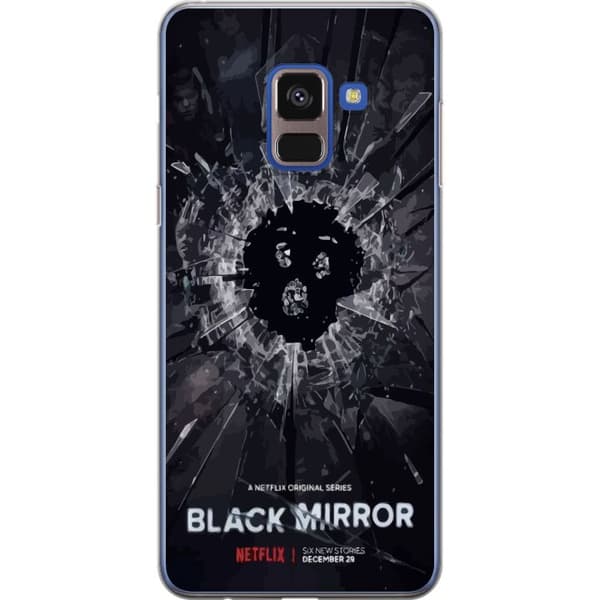 Samsung Galaxy A8 (2018) Gennemsigtig cover Black Mirror Sci-Fi Netflix Serie Dystopi Teknologi Cyberpunk Mørkt TV Videospil Tema