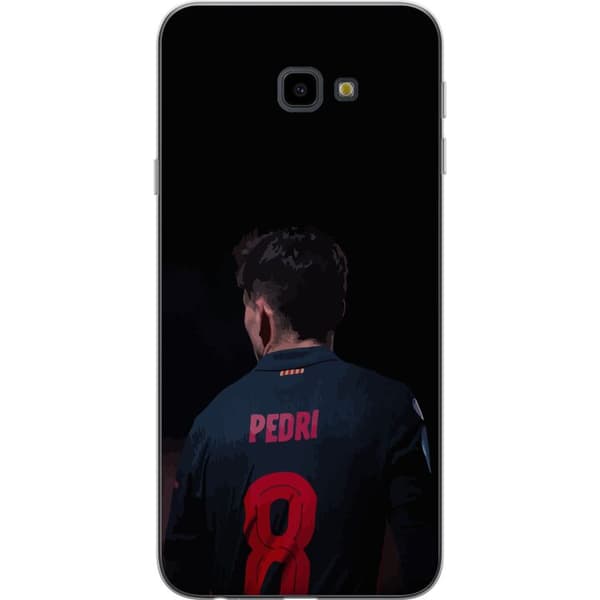 Samsung Galaxy J4+ Gjennomsiktig deksel Pedri FC Barcelona Fotball Spansk Midtbanespiller Mål Sportsmotivasjon Fans Barn Ungdom