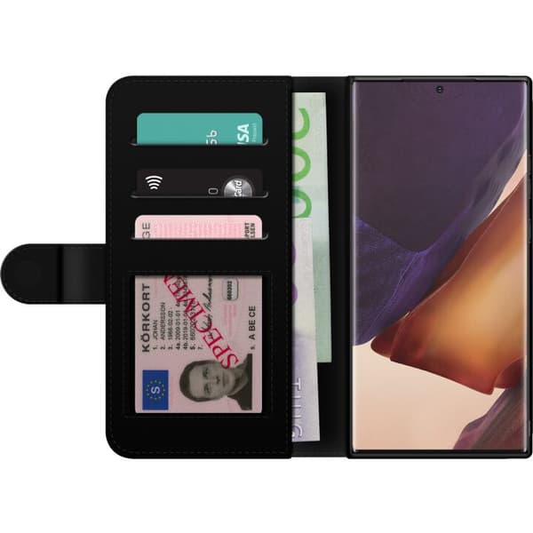 Samsung Galaxy Note20 Ultra Plånboksfodral Kawaii Capybara Hjärtan Anime Stil Söt Design Djurmotiv TikTok Populärt Present Tjej