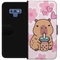 Miniatyrbilde 1 av 3: Samsung Galaxy Note9 Lommeboketui Kawaii Capybara Hjerteanime Stil Søt Design Dyretema TikTok Populær Gave Jente