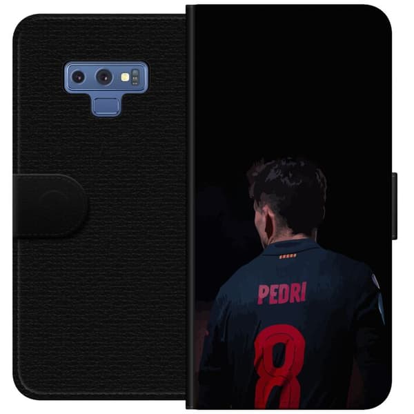 Samsung Galaxy Note9 Tegnebogsetui Pedri FC Barcelona Fodbold Spansk Midtbanespiller Mål Sportsmotivation Fans Børn Ungdom
