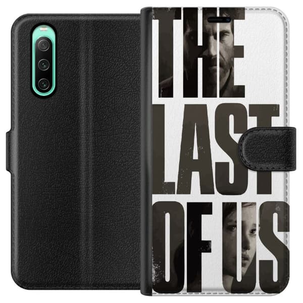 Sony Xperia 10 IV Plånboksfodral The Last of Us Ellie Joel Apokalyps Clickers TV-serie Fanart Dystopi Spelmotiv
